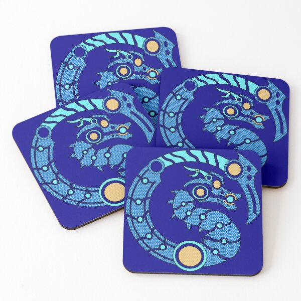 Item preview, Azure Dragon Cyberpunk Style Symbol designed and sold by TheKIRIN.