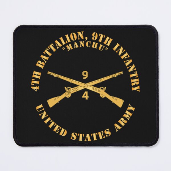 Item preview, Army - 4th Battalion, 9th Infantry Regiment Branch - Manchu - US Army X 300 designed and sold by Military Insignia Products.
