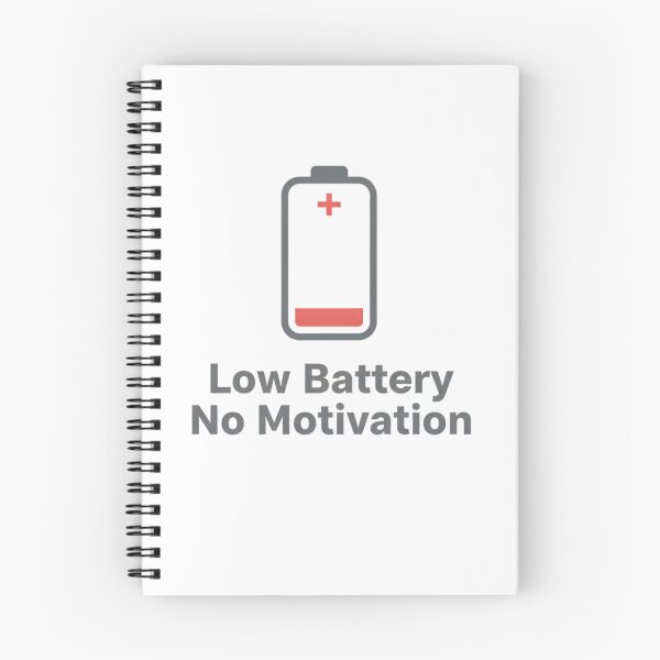 Item preview,  Low Battery No Motivation – Funny Lazy Mood Shirt designed and sold by MofazStyle.