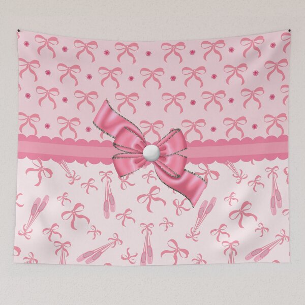 Item preview, Pink Bows and Ballet Shoes designed and sold by purplesensation.
