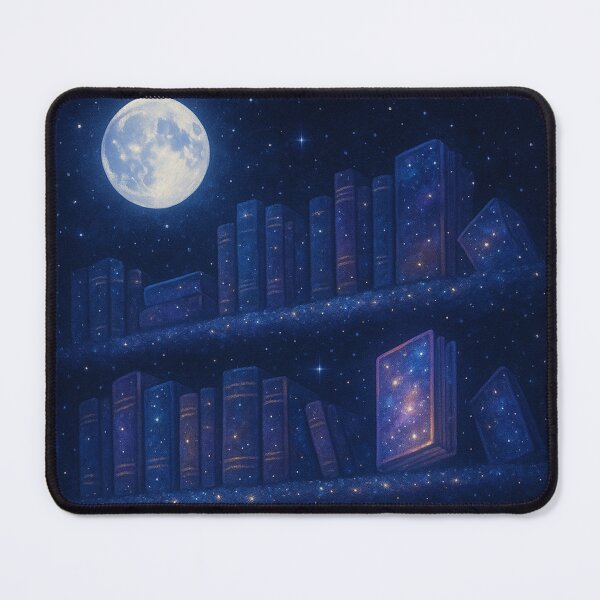 Item preview, Moonlight Library designed and sold by MindprintStudio.