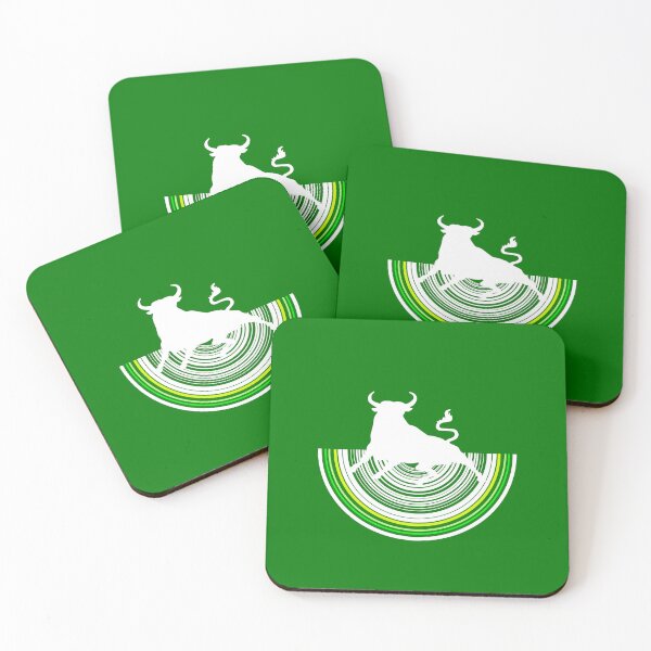 Item preview, Bull with green background designed and sold by AlbertoRuiZ.