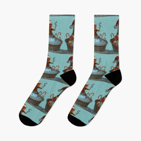 Item preview, F-CAW-F Santa Ice Bath Rooster – Funny Cold Christmas Design designed and sold by TrendTribeTP.