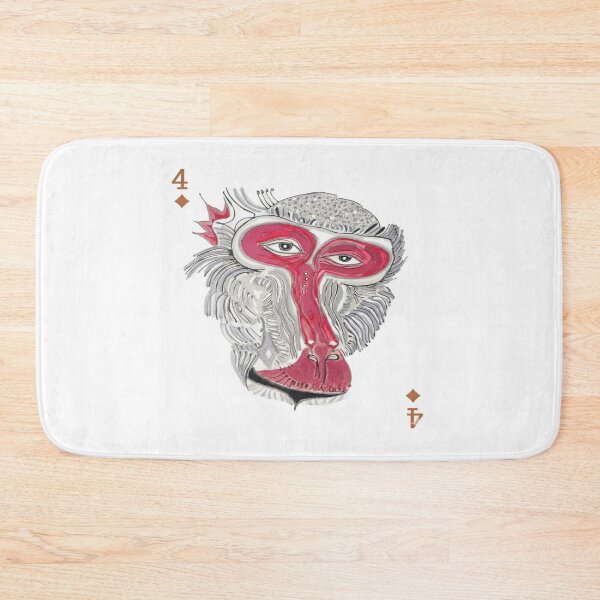 Item preview, The Wise Gaze – The Four of Diamonds designed and sold by Ateliê dos Naipes .