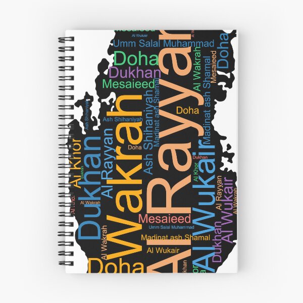 Item preview, Qatar City Names Word Art designed and sold by TheIconSmith.