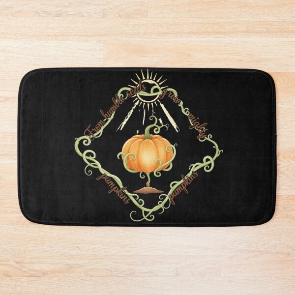 Item preview, Inspirational Pumpkin T-Shirt - From Humble Seeds Grow Mighty Pumpkins Sticker designed and sold by GeniePixel.