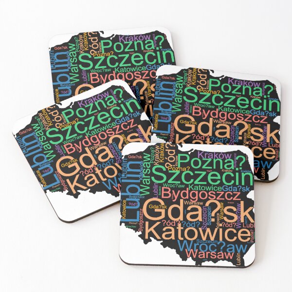 Item preview, Poland City Names Word Art designed and sold by TheIconSmith.
