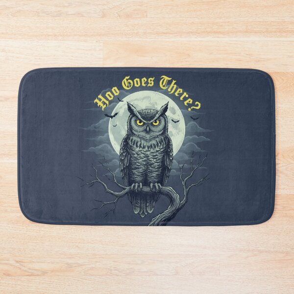 Item preview, Hoo Goes There? Spooky Owl Halloween Art designed and sold by SillyPawsStudio.