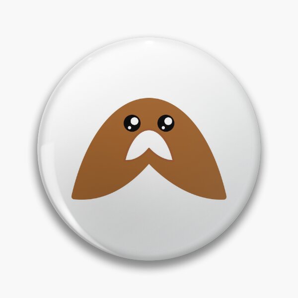 Item preview, Adorable kawaii light brown moustache designed and sold by BlushyPrint.