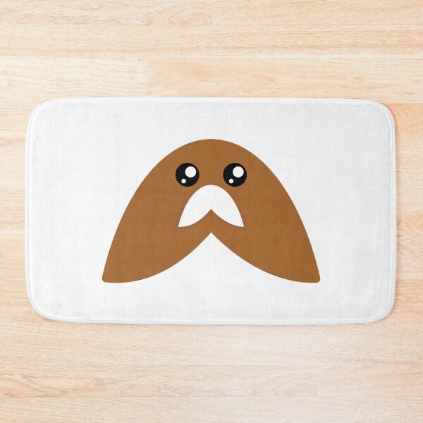 Item preview, Adorable kawaii light brown moustache designed and sold by BlushyPrint.