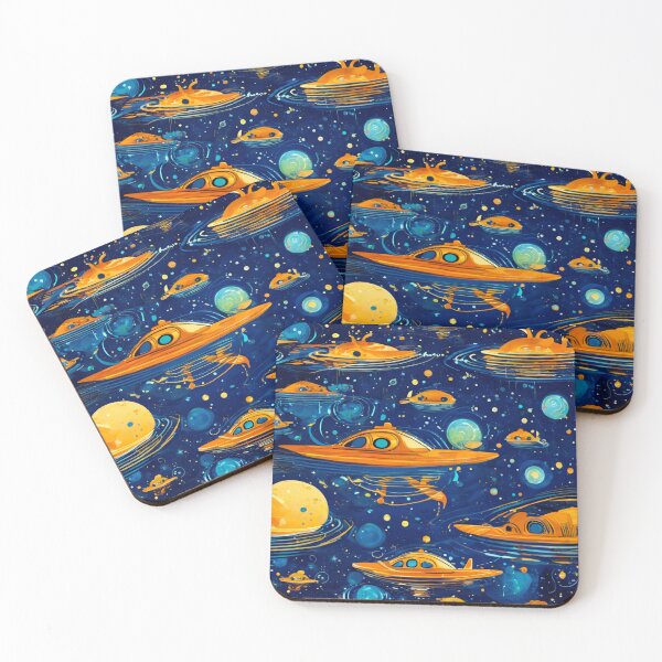 Item preview, Space Swimmers from Other Dimensions designed and sold by Zofia Sosnecka.
