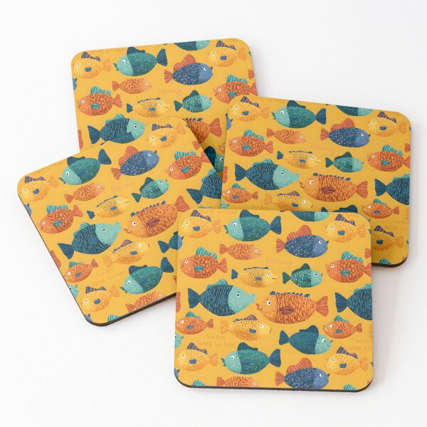 Item preview, Funny Fishing Vintage Sea & Fish Pattern designed and sold by SecretDicer.