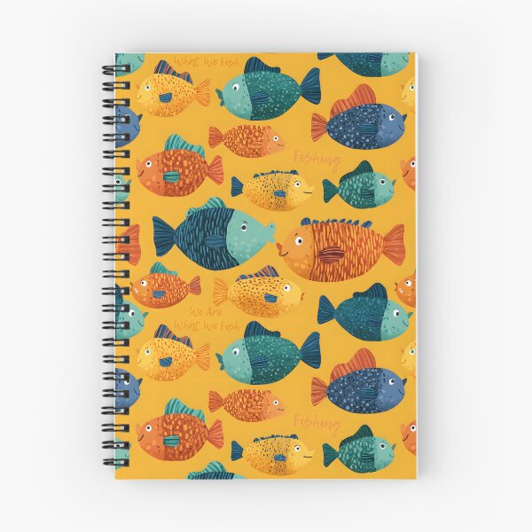 Item preview, Funny Fishing Vintage Sea & Fish Pattern designed and sold by SecretDicer.