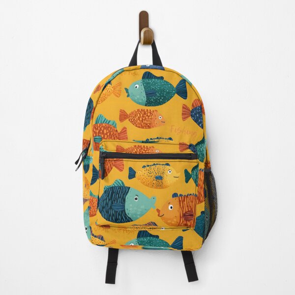 Item preview, Funny Fishing Vintage Sea & Fish Pattern designed and sold by SecretDicer.