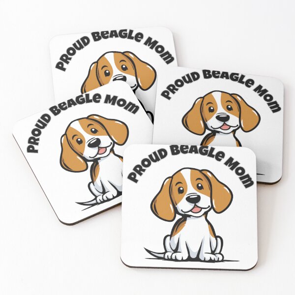 Item preview, Proud Beagle Mom | Cute Dog Lover Gift | Adorable Beagle Illustration for Pet Owners designed and sold by Dimitrispoli.