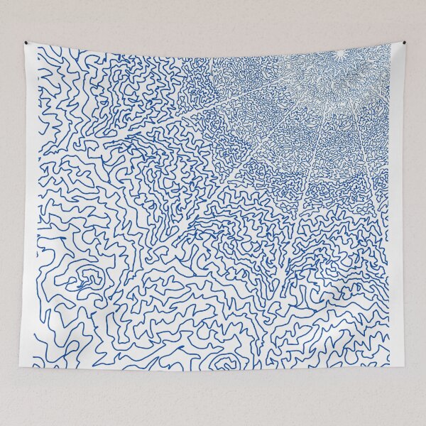 Item preview, Blue Starshine designed and sold by humanscale Arts.