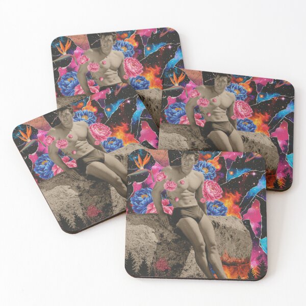 Item preview, Cosmic Pinup Vintage Gay Art Collage designed and sold by Atlas Kai.