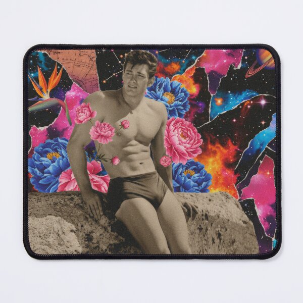 Item preview, Cosmic Pinup Vintage Gay Art Collage designed and sold by Atlas Kai.