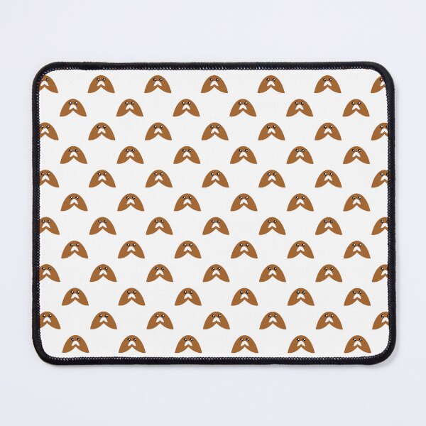 Item preview, Adorable kawaii light brown moustache pattern designed and sold by BlushyPrint.