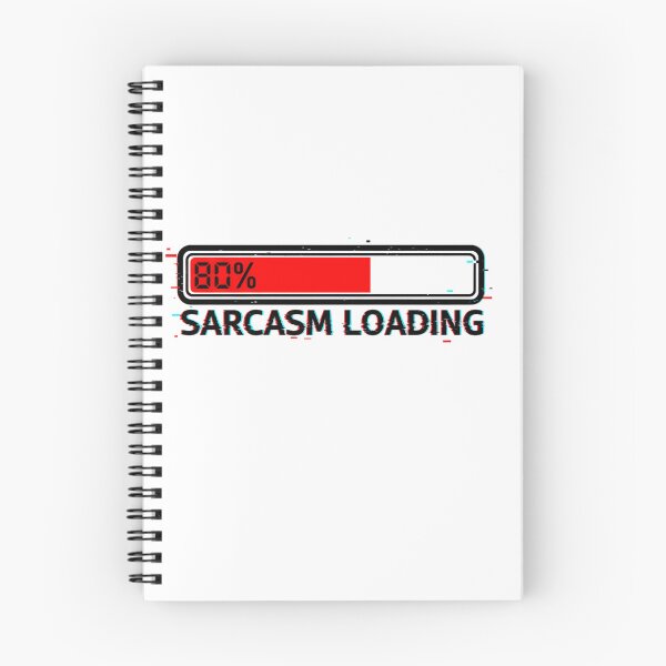 Item preview, Sarcasm Loading 80% – Funny Digital Humor Shirt designed and sold by MofazStyle.