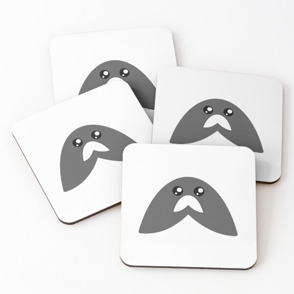 Item preview, Adorable kawaii gray moustache designed and sold by BlushyPrint.