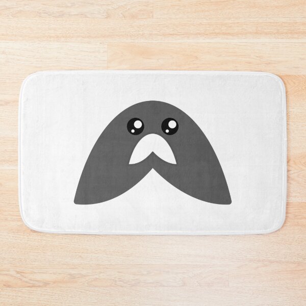 Item preview, Adorable kawaii gray moustache designed and sold by BlushyPrint.