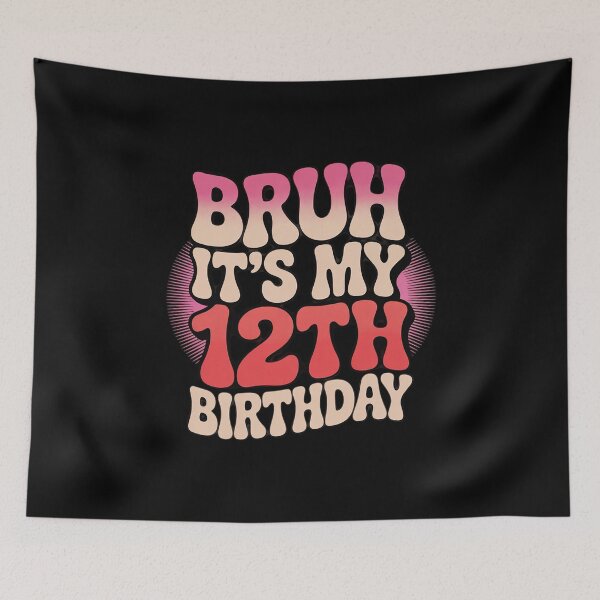 Item preview, Bruh It's My 12th Birthday 12 Year Old Birthday 4  designed and sold by THagBlue.