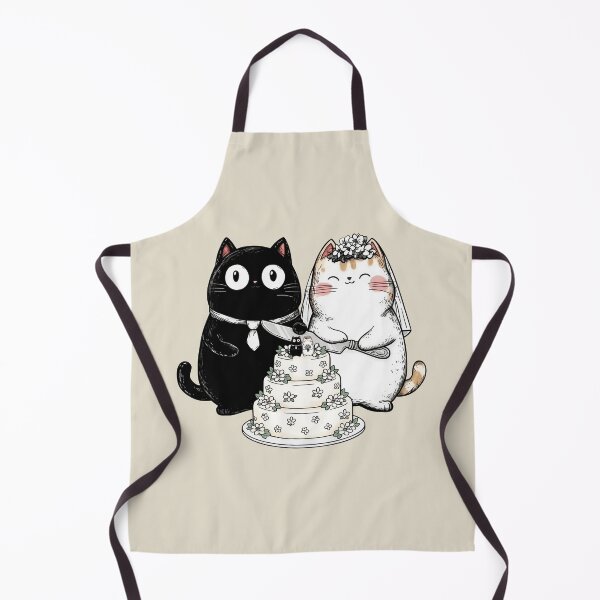Item preview, Cat Wedding Ceremony, Vintage Design Style designed and sold by OrenjiArtShop.