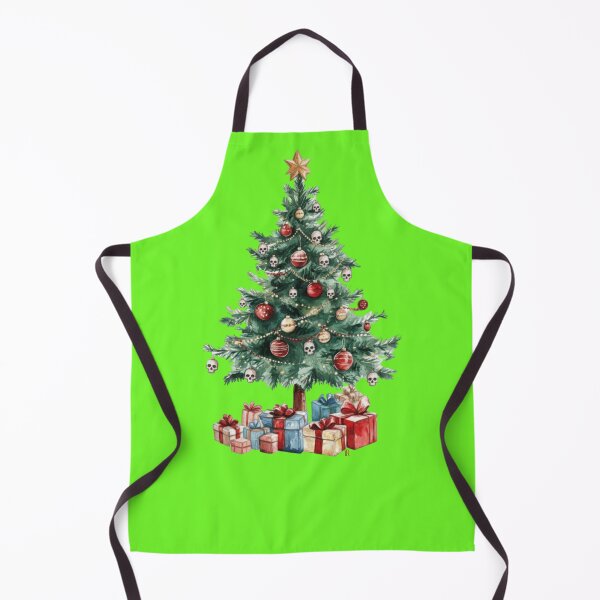 Item preview, Gothic Christmas Tree with Skulls Dark Holiday Aesthetic designed and sold by JoysByTanja.