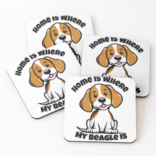 Item preview, Home Is Where My Beagle Is | Cute Beagle Dog Lover Design | Heartwarming Pet Quote designed and sold by Dimitrispoli.