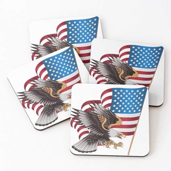 Item preview, American flag eagle designed and sold by wail mohammed.
