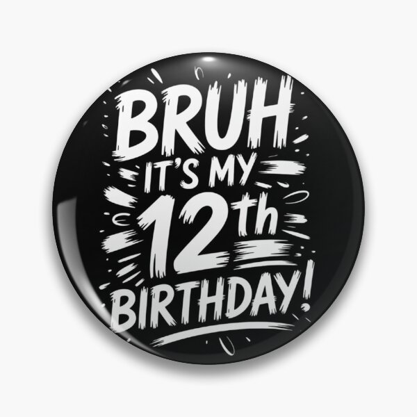 Item preview, Bruh It's My 12th Birthday 12 Year Old Birthday Boy  designed and sold by THagBlue.