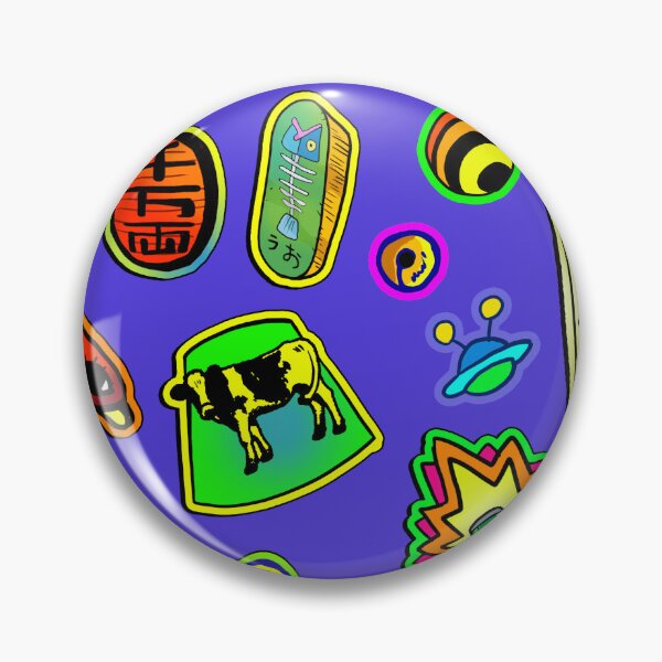Item preview, magic aliens robots yokai kaiju them patterns  designed and sold by angsty-angst.
