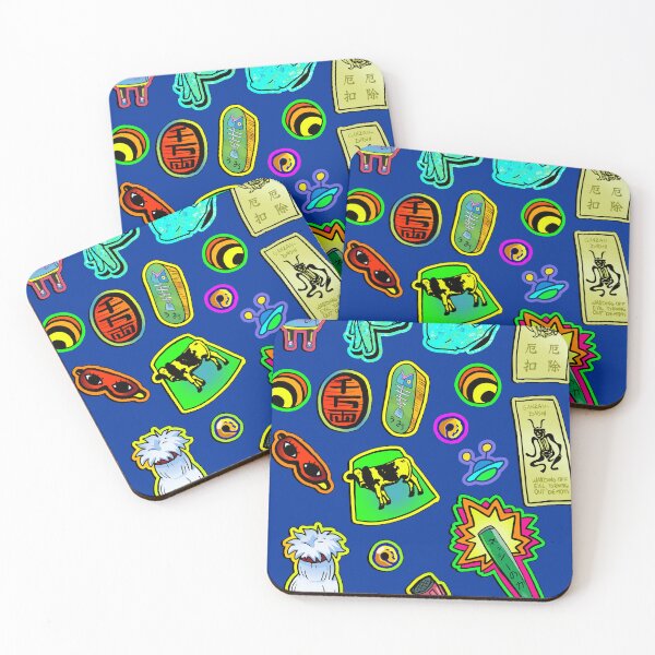 Item preview, magic aliens robots yokai kaiju them patterns  designed and sold by angsty-angst.