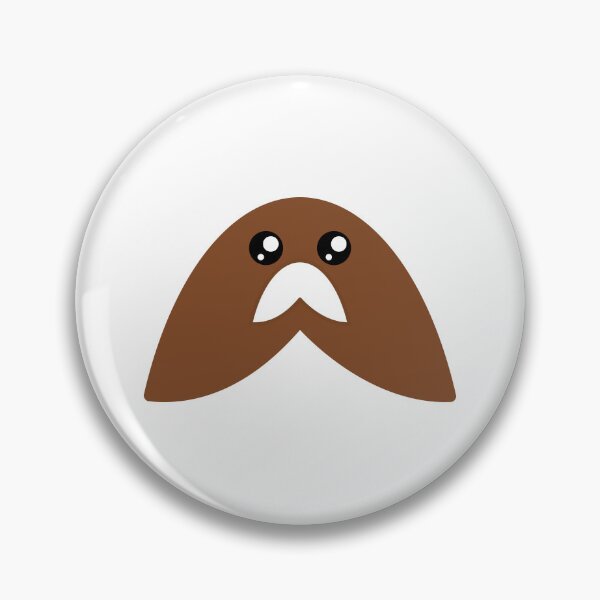 Item preview, Adorable kawaii brown moustache designed and sold by BlushyPrint.