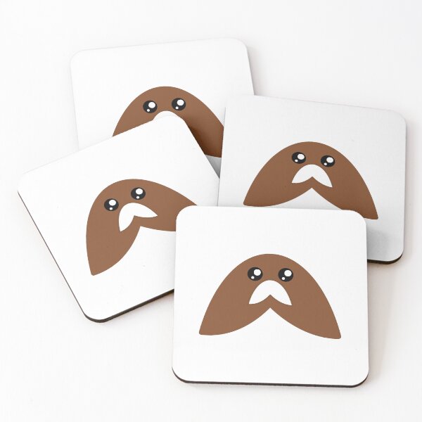 Item preview, Adorable kawaii brown moustache designed and sold by BlushyPrint.