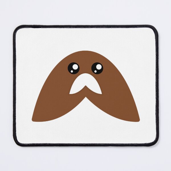 Item preview, Adorable kawaii brown moustache designed and sold by BlushyPrint.