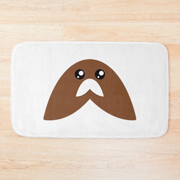 Item preview, Adorable kawaii brown moustache designed and sold by BlushyPrint.