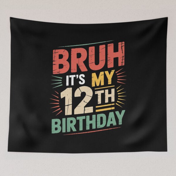 Item preview, Bruh It's My 12th Birthday 12 Year Old Birthday  designed and sold by THagBlue.