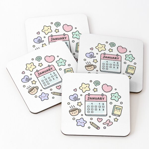 Item preview, Hello January New Year Planner Sticker designed and sold by 0606PM.