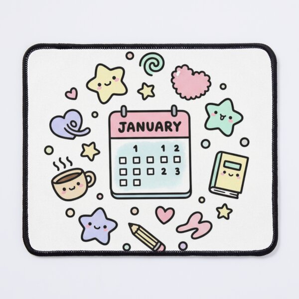 Item preview, Hello January New Year Planner Sticker designed and sold by 0606PM.