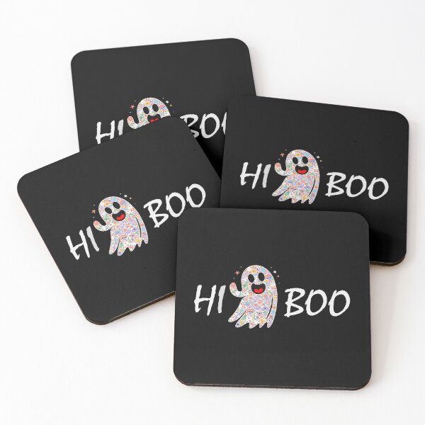 Item preview, Hi / Boo Cute Ghost — Kawaii Halloween Greeting designed and sold by T-Chou.