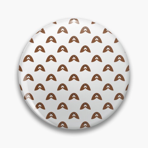 Item preview, Adorable kawaii brown moustache pattern designed and sold by BlushyPrint.