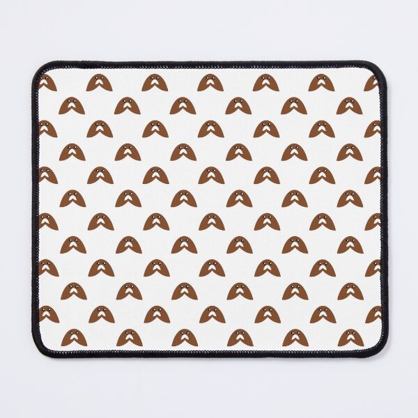 Item preview, Adorable kawaii brown moustache pattern designed and sold by BlushyPrint.