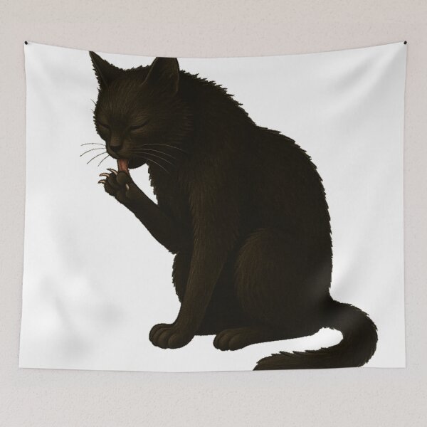 Item preview, Elegant Black Cat Grooming designed and sold by EnigmaWitch.