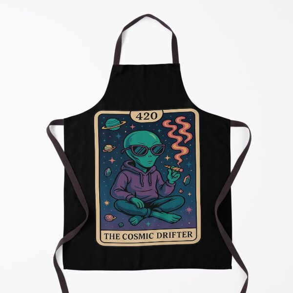 Item preview, The Cosmic Drifter 420 Alien in Space designed and sold by Redblackman.