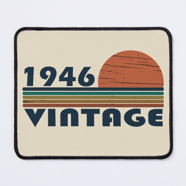Item preview, Born in 1946 vintage funny 80th birthday gift designed and sold by Alexaltay.