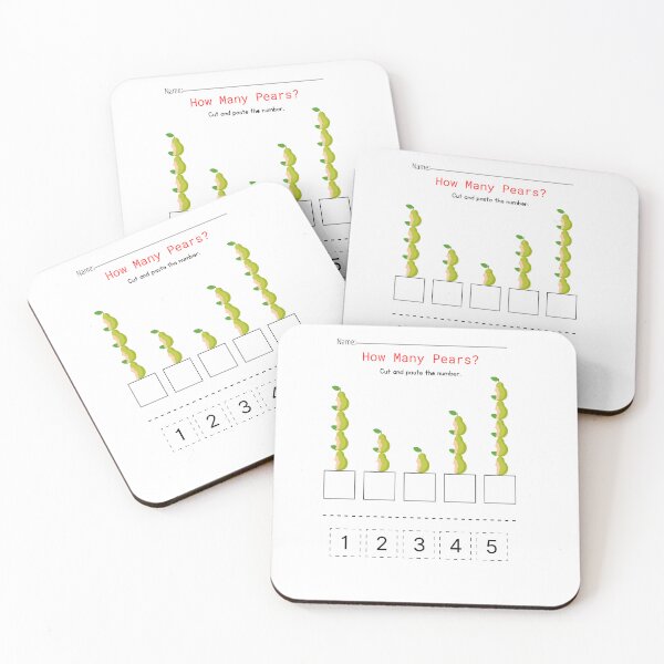 Item preview, Counting Pears Educational Worksheet designed and sold by Svetlanhcik.