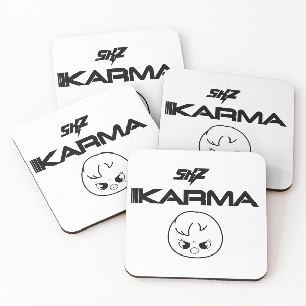 Item preview, Karma stray kids evil skzoo bokkari felix black print  designed and sold by PrintStay.