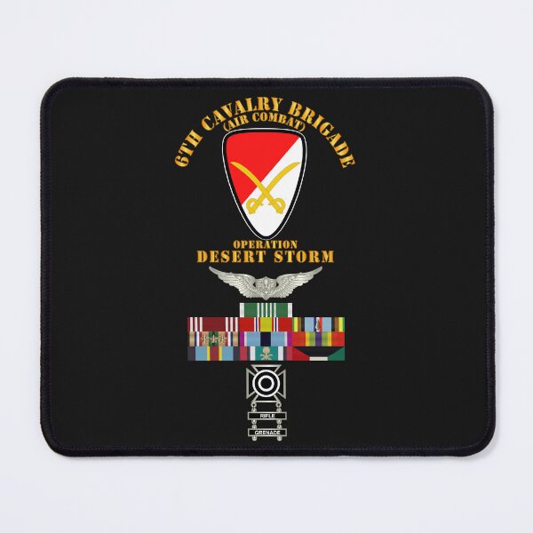 Item preview, Army - 6th Cavalry Bde - Desert Storm w DS SVC - AFEM w Arrow - Special designed and sold by Military Insignia Products.